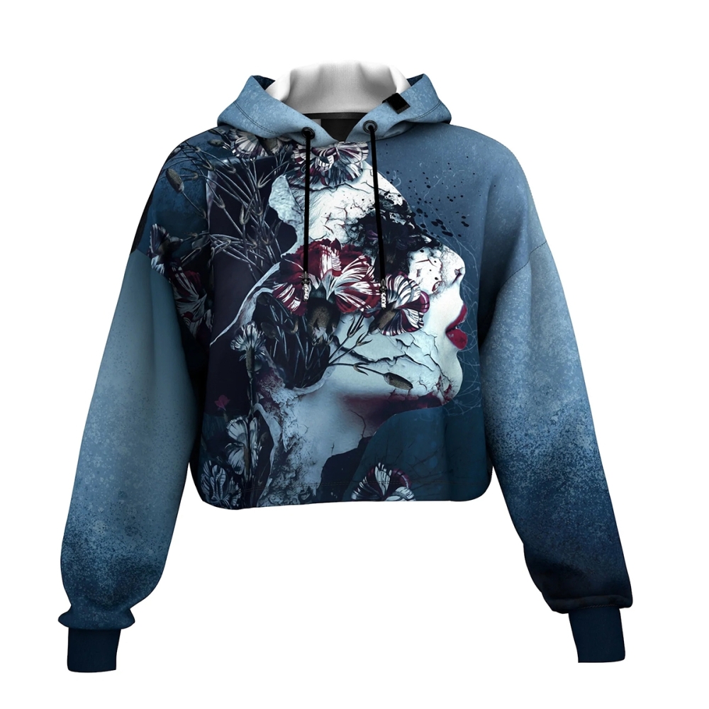 Sublimation Cropped Hoodies